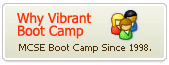 Why vibrant for MCITP Boot camp, CCNA Boot camp, MCSE boot camps